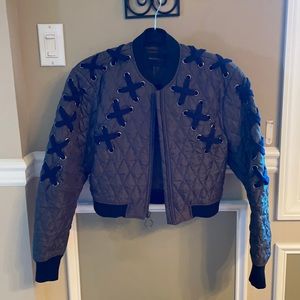 Puffer cropped jacket